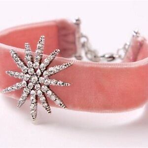 🆕 Anthropologie Starburst Velvet Bracelet